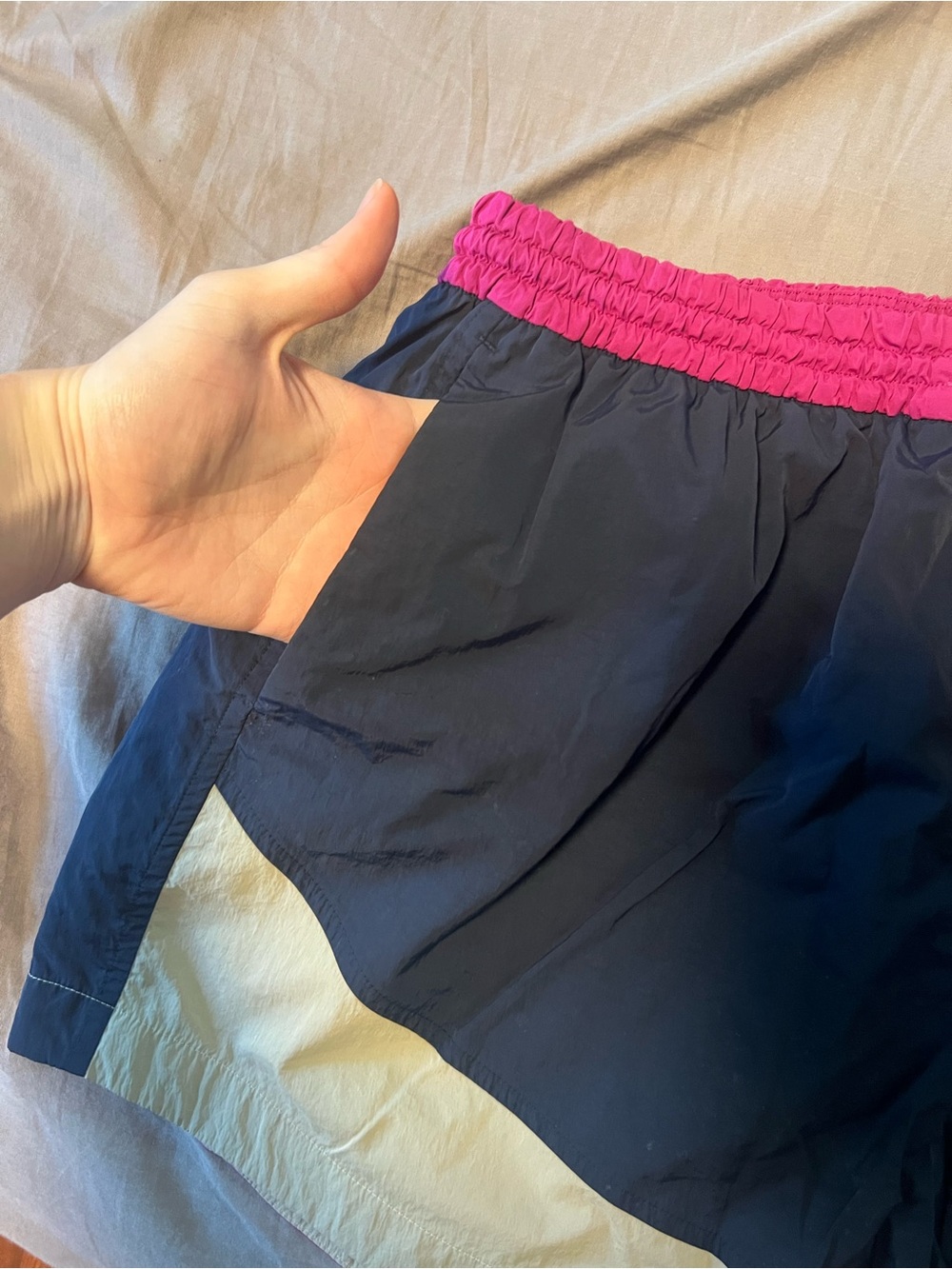 lululemon athletica Navy, Cream & Pink Athletic Shorts - Picture 6 of 6